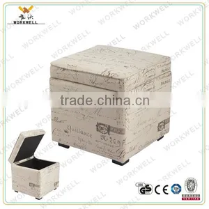 WorkWell Foldable Storage Ottoman Kw-D9010 thumbnail-1