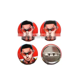 Hot Sale Plastic ID Tin Badge With Custom Logo Printed thumbnail-1