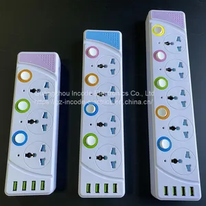 SPIKE GUARDS&spike Guard Individual Switch 3/4/5 Scoket With USB Charging 623 624 625 thumbnail-2