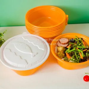 Round Bowl Disposable Togo Soup Packaging Container 1000ml 1300ml Bowl thumbnail-4
