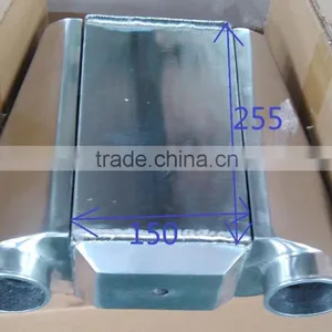 TURBO INTERCOOLER COOLING 12"x12"x4.5 UNIVERSAL ALUMINUM WATER TO AIR INTERCOOLER UNIVERSAL thumbnail-1