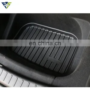 Anti-Scratch Carpet Set TPE Trunk Mats Waterproof Car Mats For Tesla Model Y Tesla Interior Modification Accessories thumbnail-4