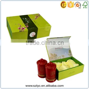 OEM Magnet Book Shape Cardboard Tea Box thumbnail-2