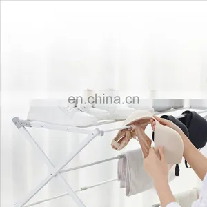Manufacturer Supply Stainless Steel Folding Drying Rack Household Drying Articles Multifunctional Three-layer Drying Rack thumbnail-4