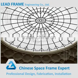 Good Display and Good Migratory Steel Structure Dome Atrium Roof thumbnail-3