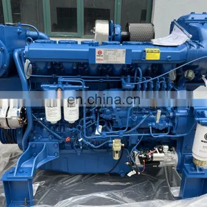 Navy WEICHAI-motor for Boat, 450hp, WP13C450-21 2100rpm Marine Diesel Engine thumbnail-2