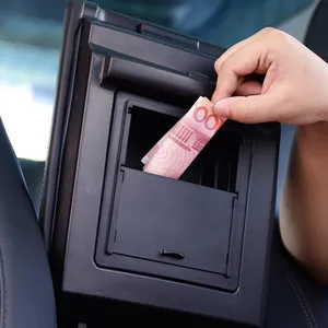 Center Console Organizer Armrest Hidden Storage Box for Tesla Model 3 Model Y thumbnail-1
