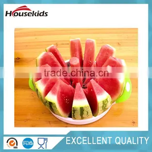Green Stainless Steel Watermelon Cutter Fruit Divider Melon Slicer thumbnail-5