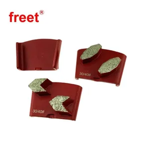 Segmented Diamond Concrete Abrasive Disc Concrete Floor Grinding Block for HTC Grinder thumbnail-1