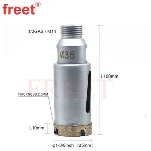 High-Performance 35mm M14 Diamond Wet Core Drill Bits for Tile and Porcelain thumbnail-3