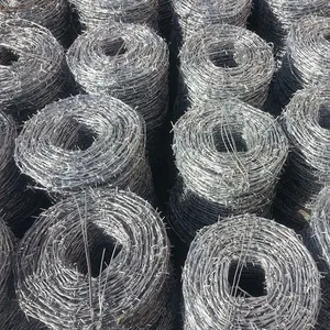 Real Barbed Wire Roll Heavy Duty Strong and Durable Barbed Wire Security Fence thumbnail-4