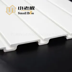 Durable Garage Wall Slatwall Pvc Storage Wall Tool Organizer Heavy Duty PVC Slatwall Panel for Garage System thumbnail-4