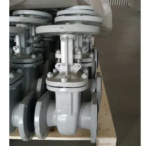 GOST Russian Standard 30C41H* NDN600 PN16 PN25 Casting Steel Rising Stem Flange Gate Valve thumbnail-6