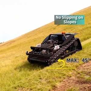 Vigorun RC Lawn Mower Robot Electric Straight-Line Movement Guaranteed Mini Crawler Lawn Mower thumbnail-2