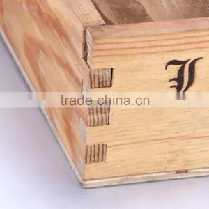 Retro Antique Wooden Gift Storage Box Oversize Vintage Square Wooden Box thumbnail-5