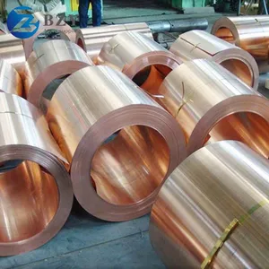 Copper Coil 99.99% Copper Foil 0.1Mm-10Mm Copper Strip Coil Manufacturer thumbnail-1