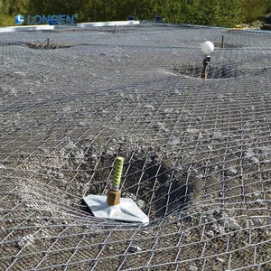 Rockfall Netting G80 4.6 G45 2 Flexible Impact Resistance Flexible Wire Mesh High Tensile Rockfall Netting for Scenic Spot Slope thumbnail-1