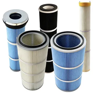 Customized Dust Filter Cartridge for Welding Fume, Flame Retardant Media, 304SS End Caps, 99.5% Efficiency, 0.3 Micron thumbnail-1