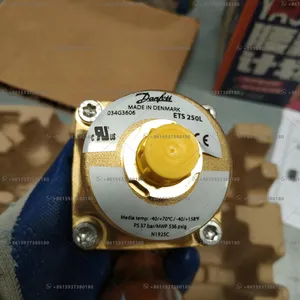 025-41565-000 Expansion Valve Danfoss ETS250 034G2602 Updated ETS250L 034G3606 Chiller Spare Parts for Carrier 30 Series Chiller Units thumbnail-1