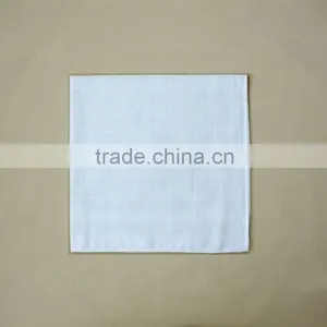 White Lovely Cotton Handkerchief thumbnail-1