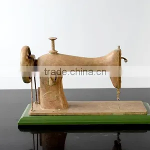 Home Decoration Bronze Sewing Machine Statue Female Figure Sculpture Patented thumbnail-5