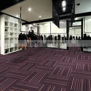 Cut Pile Striped Wall to Wall Carpet thumbnail-4