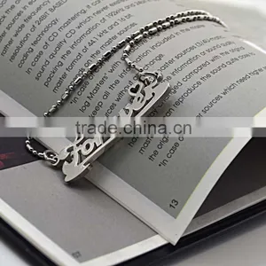 Mothers Day Wholesale Gifts Alphabet Letter Silver Pendant thumbnail-4
