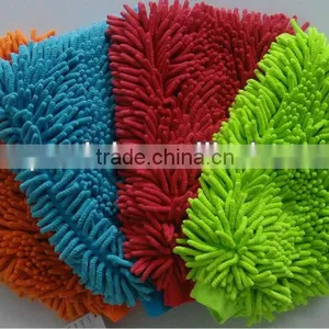 Microfiber Chenille Car Cleaning Glove Mitt thumbnail-1