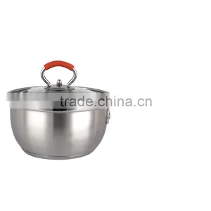 18/8 Stainless Steel Cookware Set With Silicone Handle thumbnail-3