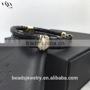 2016 Fashion Design For Men Sterling Silver 925 Plated Modern Design Python/ Stingray Bracelet For Watch Lover thumbnail-1