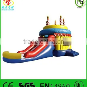 2014 Birthday Theme Inflatable Combo for Kids thumbnail-1