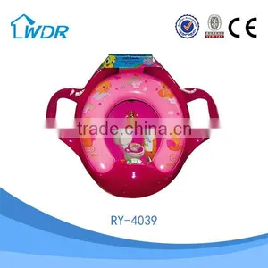 Bathroom Accessory Soft PVC Small Decorated Kids Family Western Toilet Lid thumbnail-5