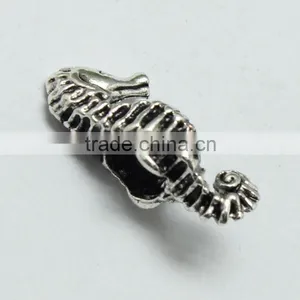 Lead Free Nickle Free Zinc Alloy Pdora Seahorse Jewelry Hole Beads for Bracelets and Necklace thumbnail-4