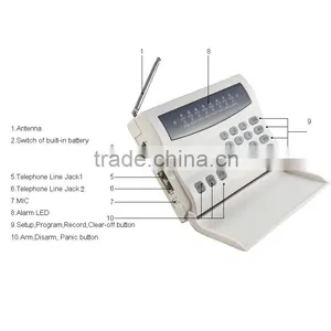 SSG GSM SMS Alarm,PSTN Alarm Smart Security Alarm System for Home,office,shop,etc thumbnail-1