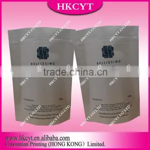 High Grade Window Kraft Stand up Zippper Pouch/Brown Kraft Paper Bags/food Packaging Bag thumbnail-4