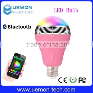 Changeable Colour E27 Led Bulb Lamp Bluetooth Speaker With Remote Control thumbnail-2
