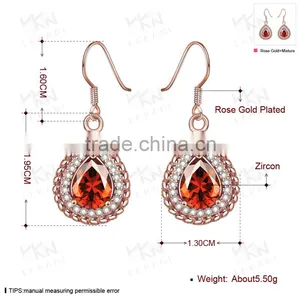 2015 New Latest Design Indian Gold Jhumka Crystal Earring for Young Women thumbnail-4