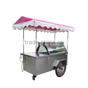 Supermarket/Commercial Stable Performance Mobile Ice Cream Cart thumbnail-1