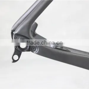 2015 Carbon Fiber CX Bike Frame Fork Thru Axle Cyclocross Disc-brakes Frame BB86 DI2 Compatible thumbnail-4
