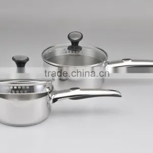 Pouring Hole Lid 18/8 Stainless Steel Saucepan With Induction Bottom for Wholesale/Retailer thumbnail-1