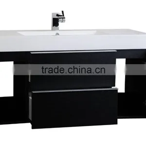 Elegant Modern Single Sink MDF Bathroom Vanity thumbnail-4