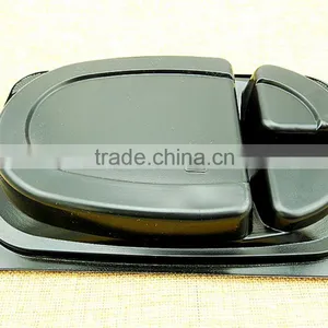 PP Plastic Disposable 3 Compartment Microwave Safe Takeaway Food Container Lunch Tray thumbnail-5