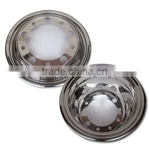 22.5''stainless Steel Wheel Cover,wheel Trim,universal Wheel Simulator thumbnail-1