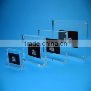 Clear Acrylic Frameless Picture Frame thumbnail-1