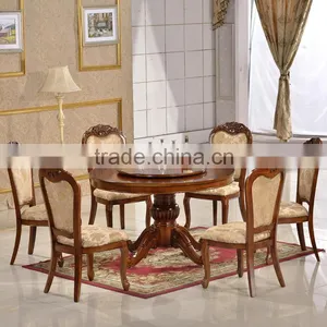 Neo European Chair Furniture Wood Dining Room Chair thumbnail-6