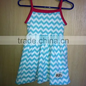 Blue Shapes Fashion Dress for Girls and Mother,2015 Mother Daughter Matching Shapes Dress&Clothing thumbnail-2