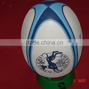 Rubber Synthetic Rugby Ball thumbnail-1