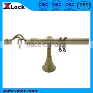Antique Brass Curtain Rod T28, 19mm / 22mm / 25mm / 28mm, 1.6m~6m thumbnail-1