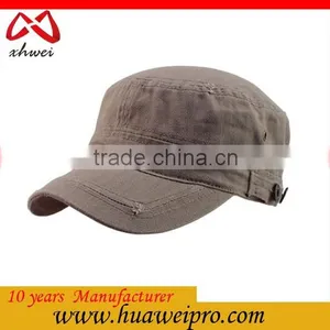 Chinese Military Supplier Custom Your Own Logo Washed Military Style Cap thumbnail-3