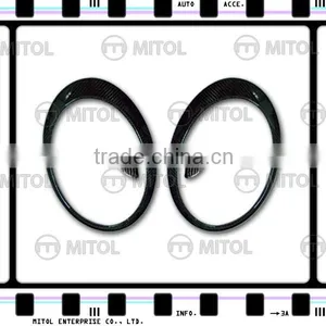 Carbon Fiber Head Lamp Cover For Mini Cooper R56S 07-ON thumbnail-1